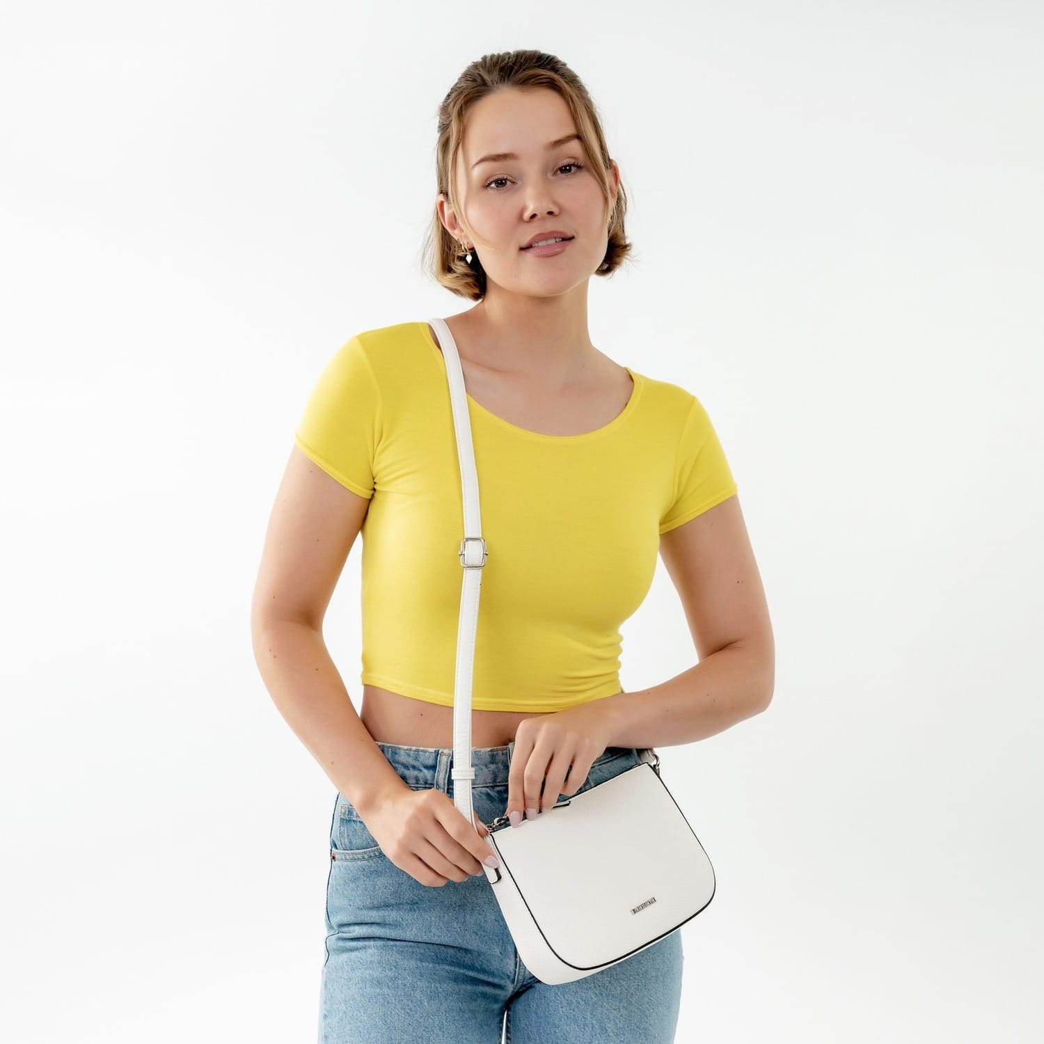 Sac bandoulière EMILY & NOAH E&N Ella - Blanc