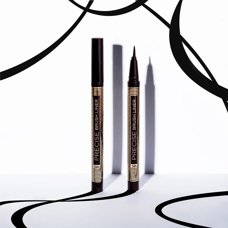 Eveline Cosmetics Precise Brush Liner acu zīmulis ar piķru