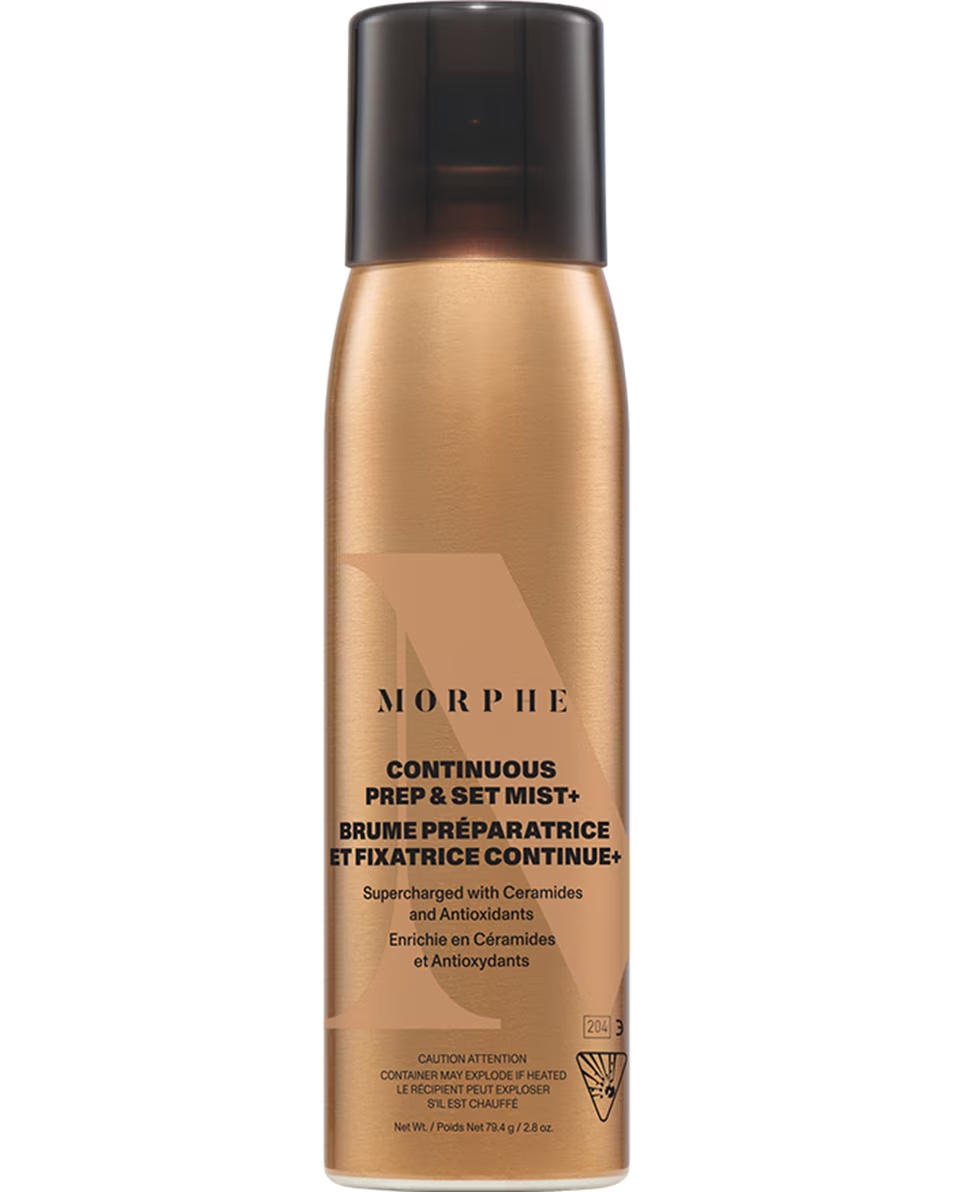 Spray fixator MORPHE, spray de pregătire și fixare continuă, plin de ceramide și antioxidanti