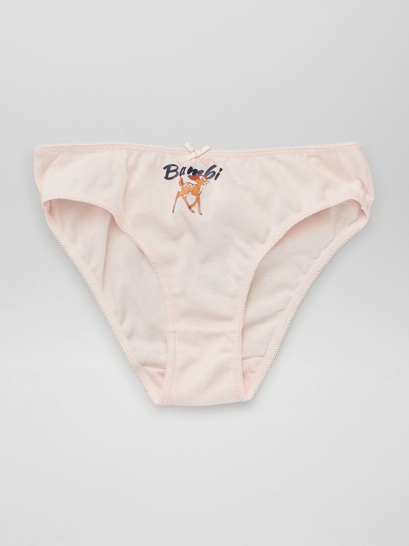 Conjunto de 4 calzoncillos 'Bambi' - BLANCOS