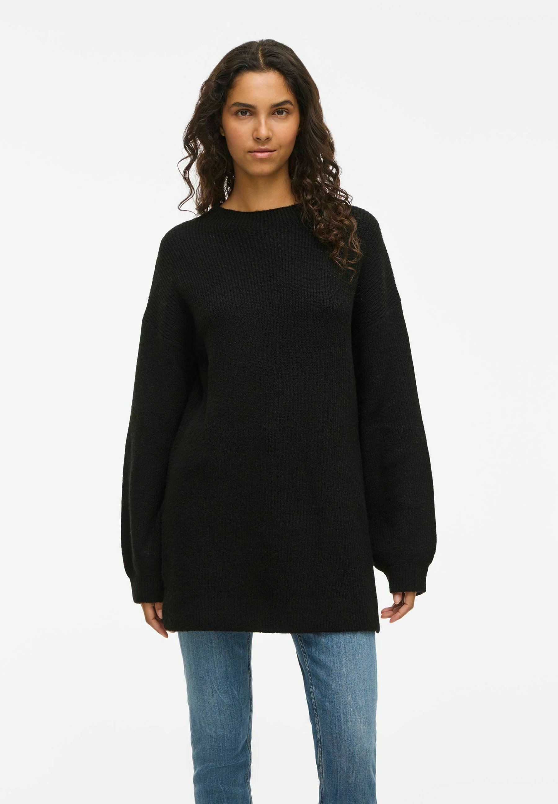VILA VILASSIA CREWNECK - Maglione - black beauty