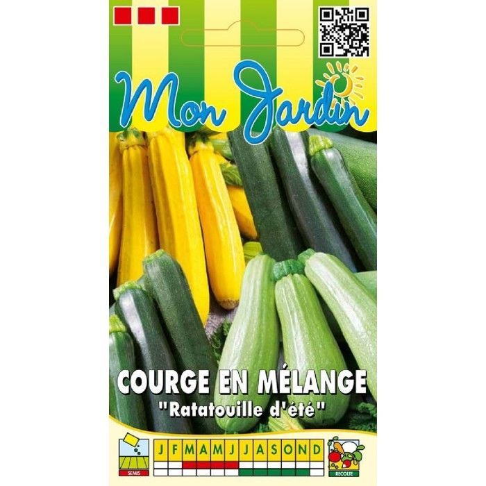Graine - Semence - Courges en mélange (Ratatouille d'été)