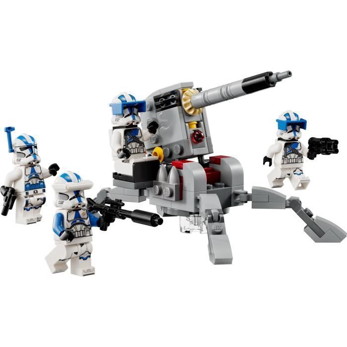 LEGO® Star Wars 75345 Pack de Combat des Clone Troopers de la 501ème Légion, Jouet avec Canon