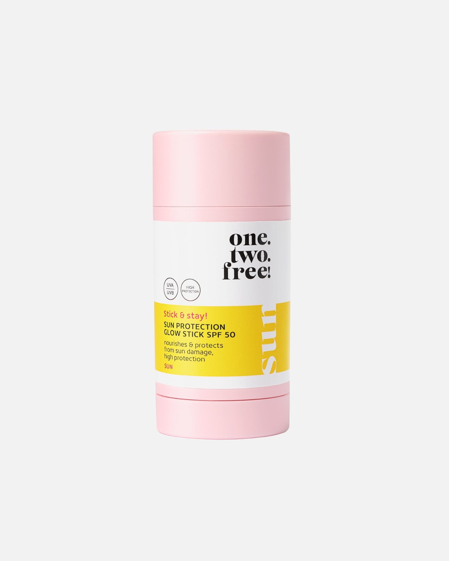 one.two.free! Highlighter u stiku za sunčanje SPF 50 – 20 g