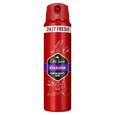 Old Spice Rockstar Perfume Quality Scent 24/7 Fresh Men's Deodorant Spray 150 ml