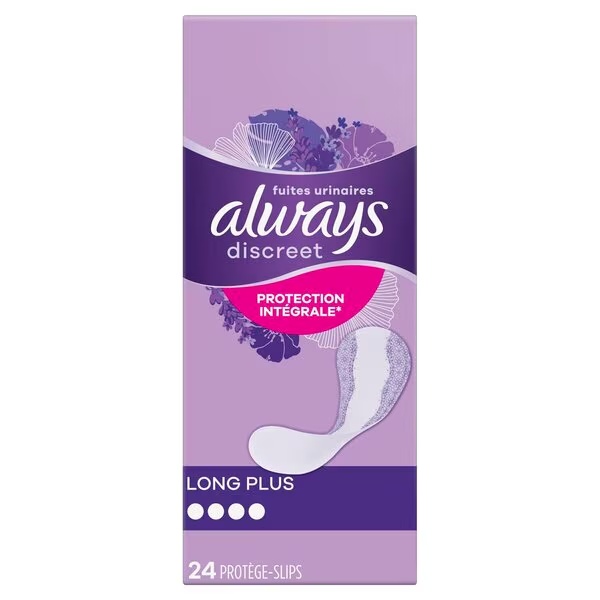 „Always Discreet Long Plus“ įklotai<br>Medicinos prietaisas – 24 vnt.