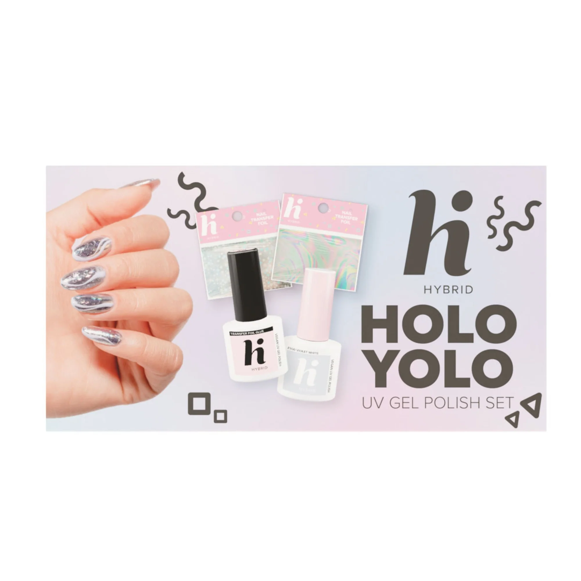 UV Gel Polish HOLO YOLO Set - Cofanetto Make Up