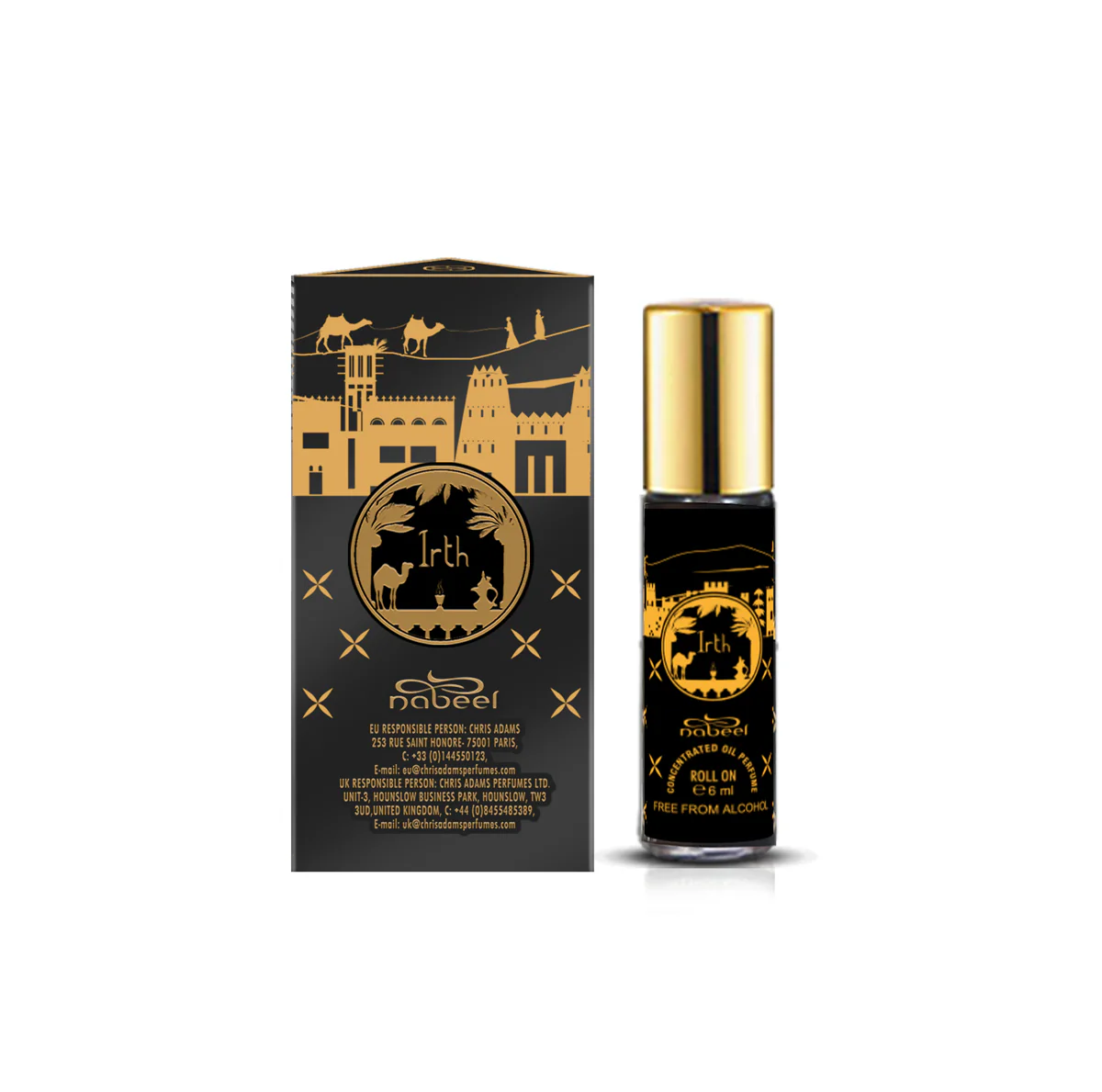 Oil Perfume Irth Roll On Oil Perfume - Huile de Parfum Unisex, Huile de Parfum, Parfum