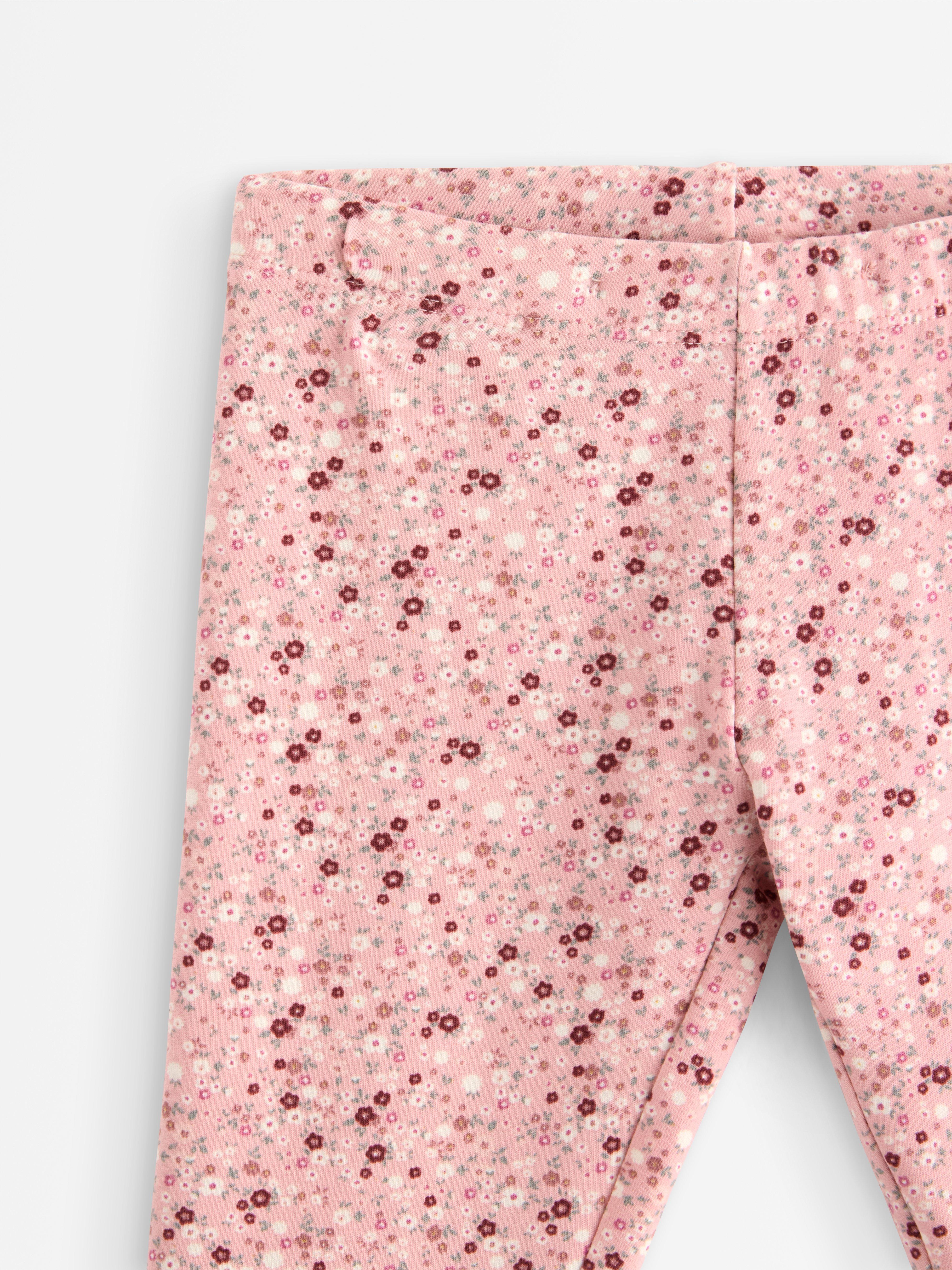 Legíny s kartáčovanou vnitřní stranou Dusty Pink