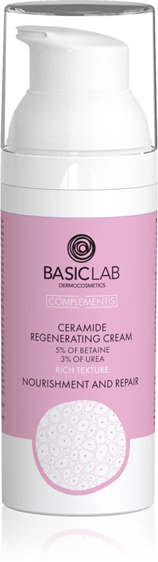 BasicLab Dermocosmetics Complementis atjaunojošais krēms ar keramīdiem