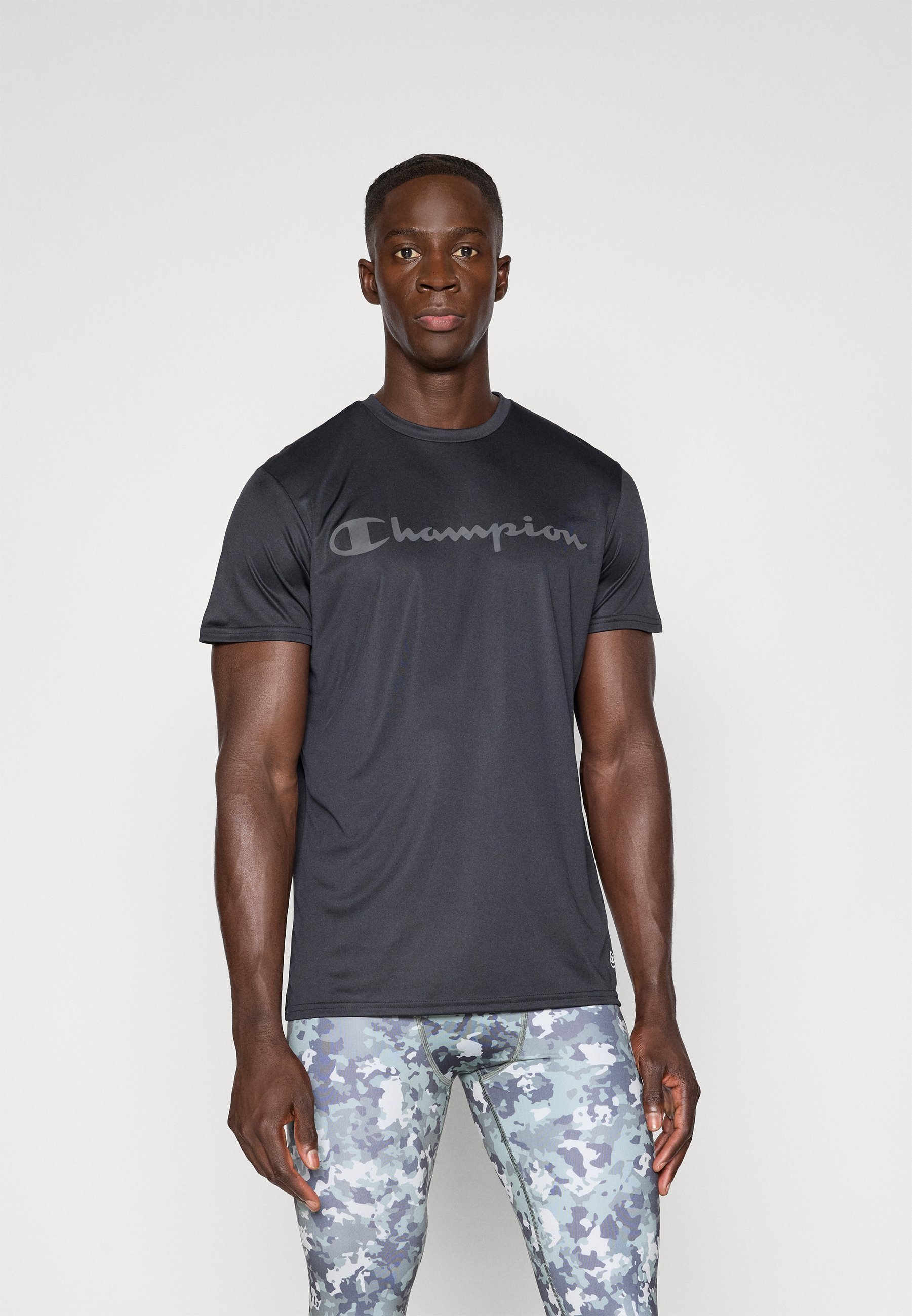 T-shirt Champion Training Tee Combat - Stampa - nera