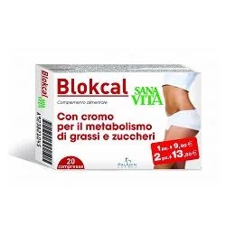 SANA VITA Sanavita Blokcal Complément alimentaire pour le métabolisme des graisses 20 comprimés