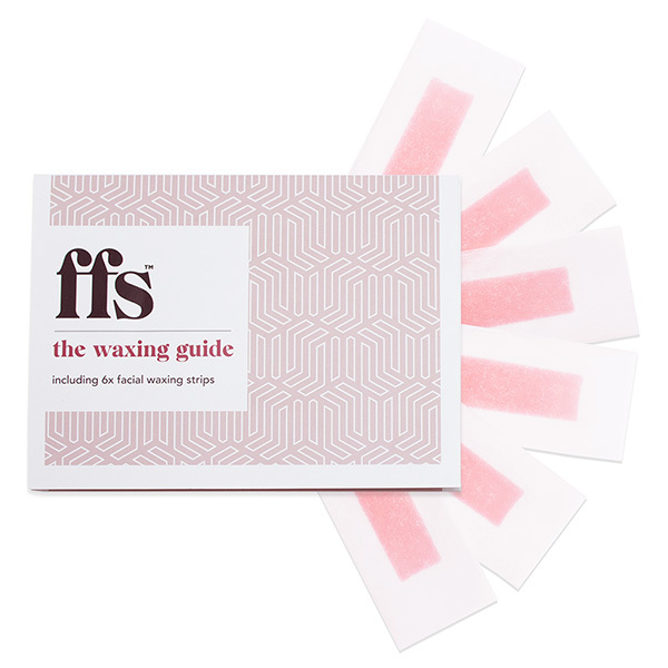 Strisce depilatorie naturali per il viso FFS Beauty, confezione da 6