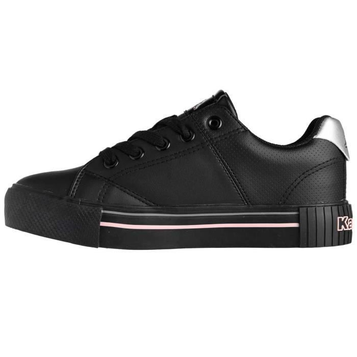 Zapatos infantiles - KAPPA - Tudy Lace - Negro - Cordones - Suela de cuña