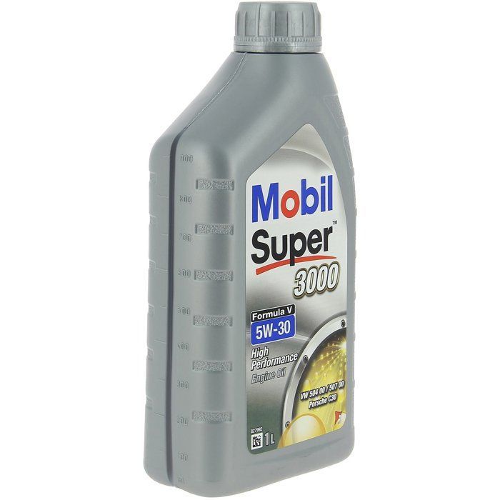 Aceite sintético para motor 5W-30 - MOBIL - Super 3000 - Formula-V - Lata de 1L - Alto rendimiento anticontaminación