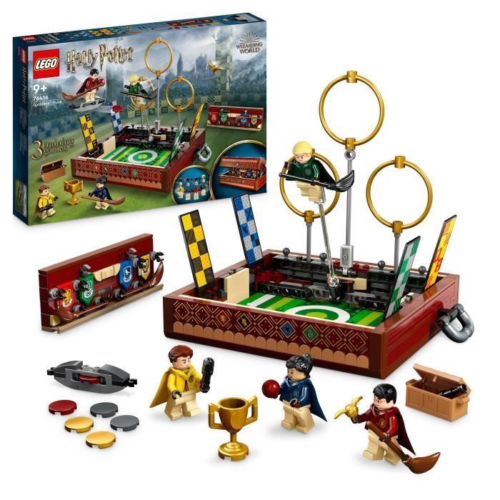 LEGO® Harry Potter 76416 Quidditch Trunk, 1 or 2 Player Toy, with 3 Quidditch Sets