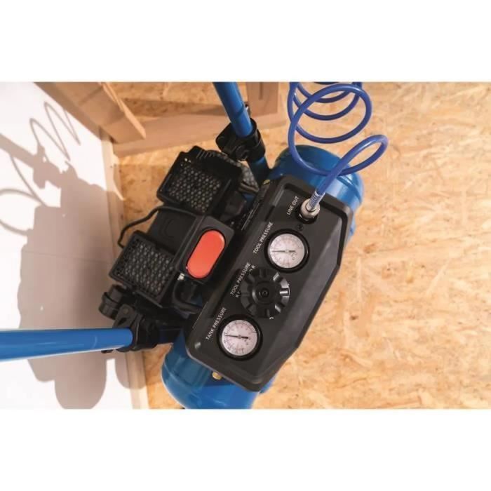 Compresor de aire horizontal ultrasilencioso Scheppach HC20SI - 20L - 750W - 10 bar