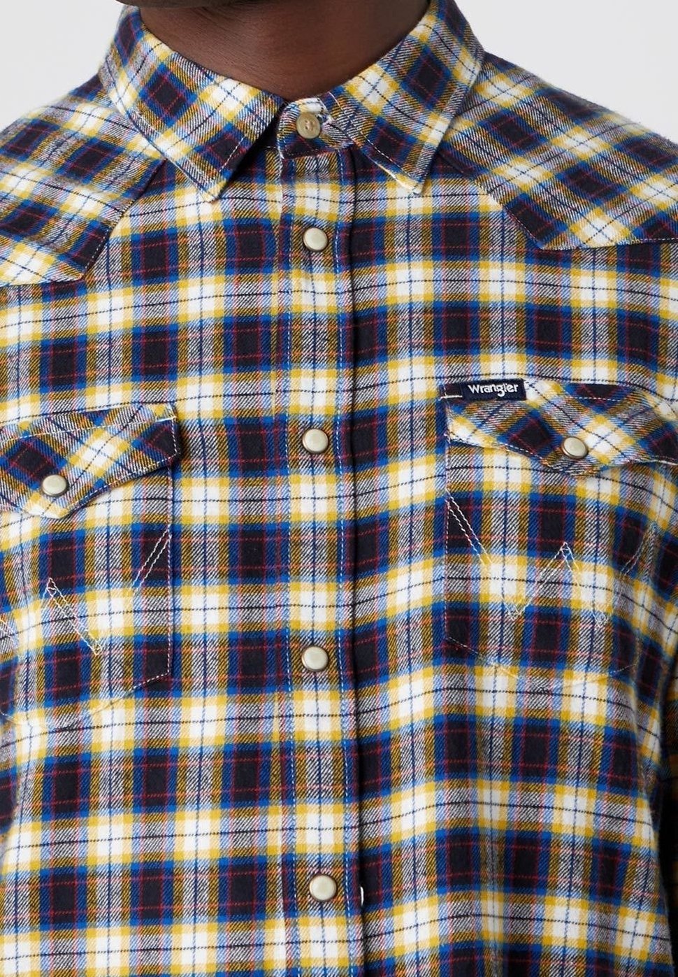 Wrangler shirt - donkerblauw