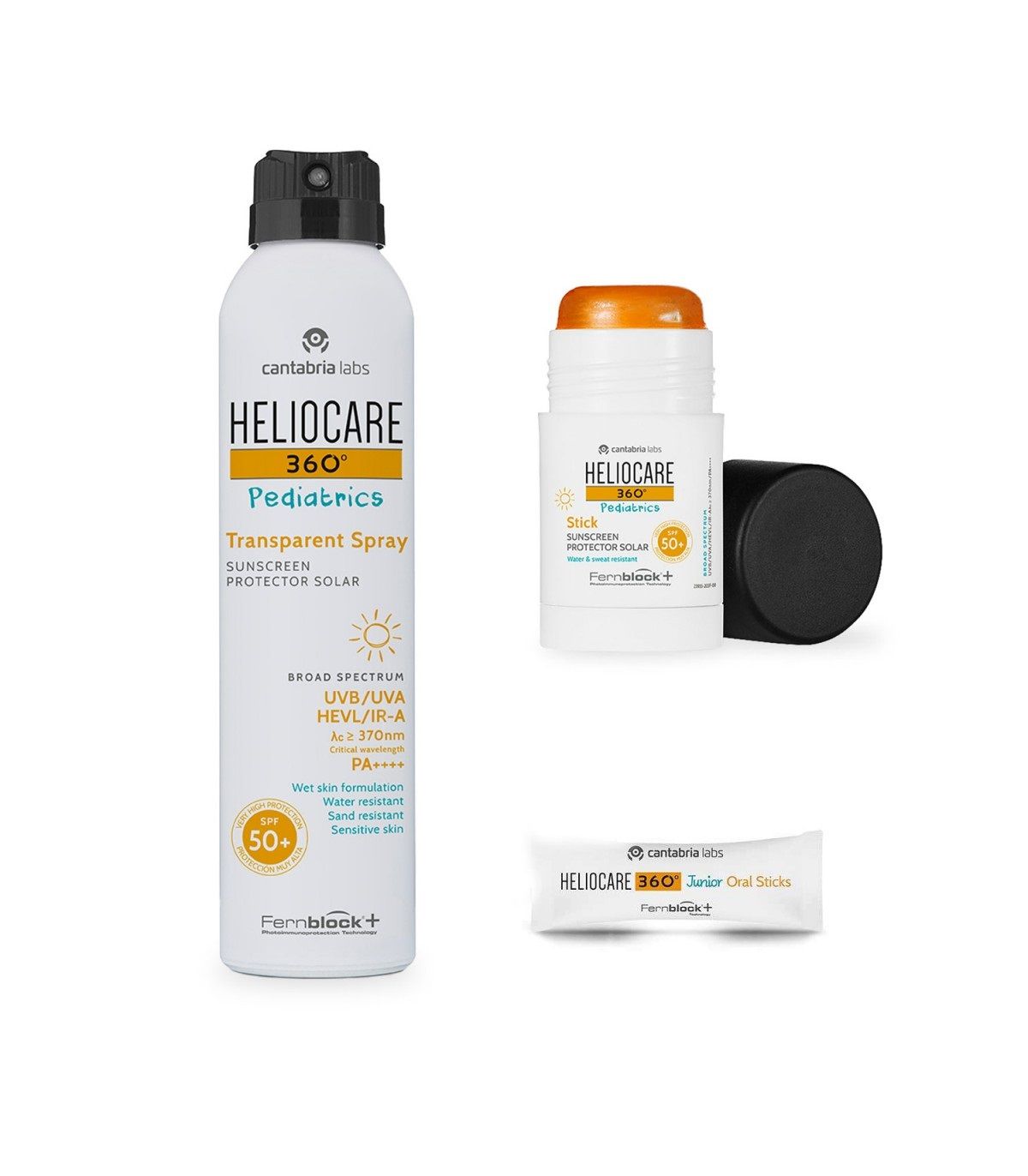 Heliocare 360º Pediatrics Tyčinka na tvár v spreji na opaľovanie SPF50 Ochrana pred slnkom z lekárne