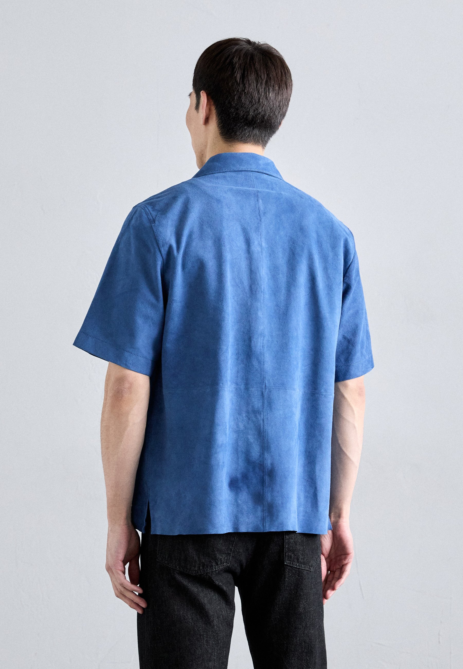 J.LINDEBERG SCOTTIE OVERSHIRT - Košeľa - tmavomodrá