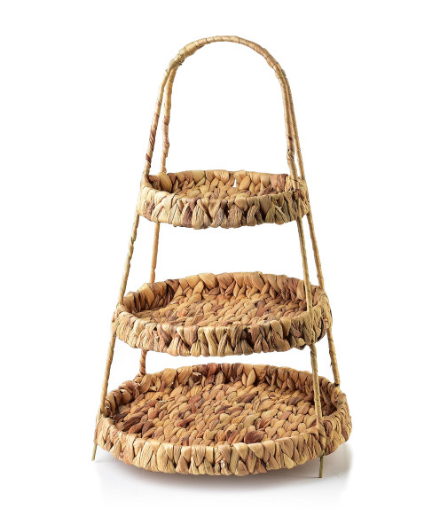Patera trzypoziomowa AMPARO 29/24/19x50cm