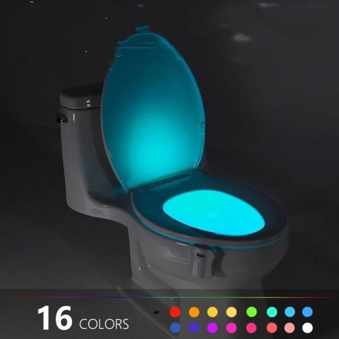 Toilet seat - Automatic body detection light - Toilet bowl - Bathroom light - MULTI type