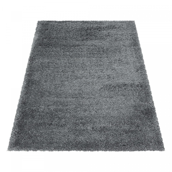 Dywan shaggy Fluffy Super Soft jasno szary 60 cm x 110 cm