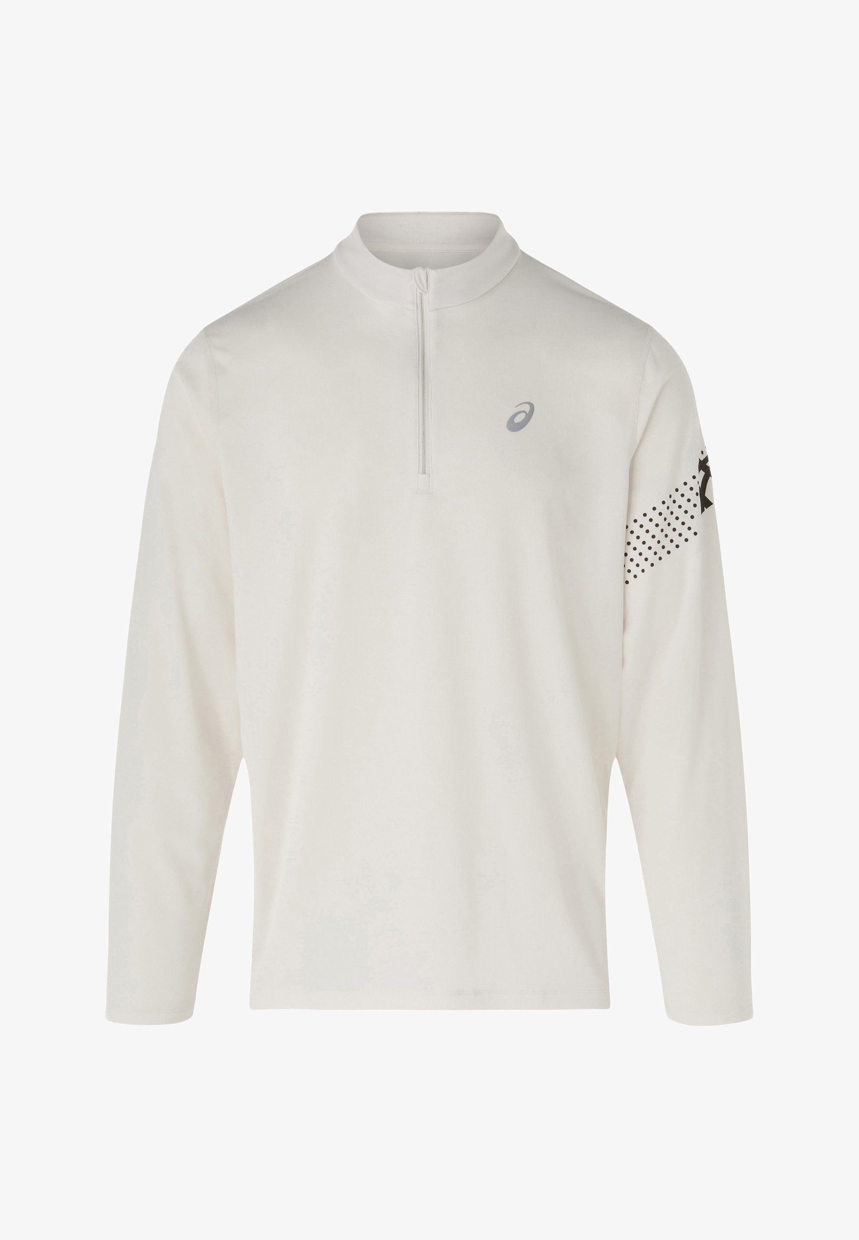 ASICS ICON 1/2 ZIP LS - Sport-T-Shirt - Creme
