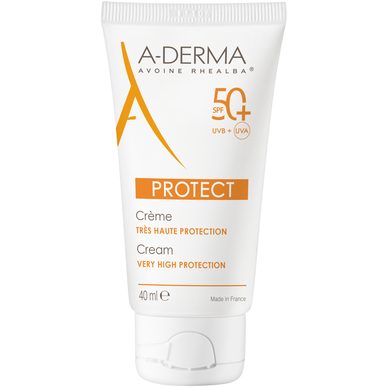 A-Derma Protect krema za sončenje obraza SPF50 40 ml