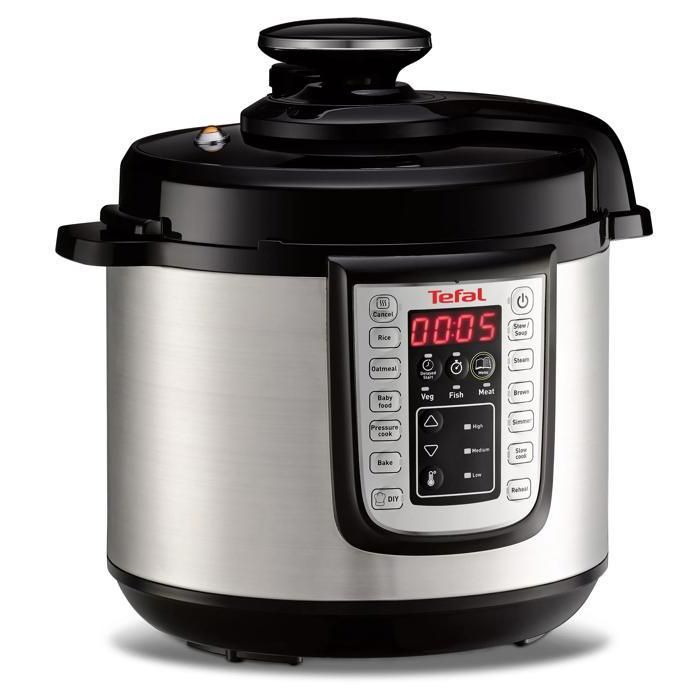 Tefal Fast&Delicious Multicuiseur, Cuisson sous pression, Rapide, 25 Programmes,CY505EF0