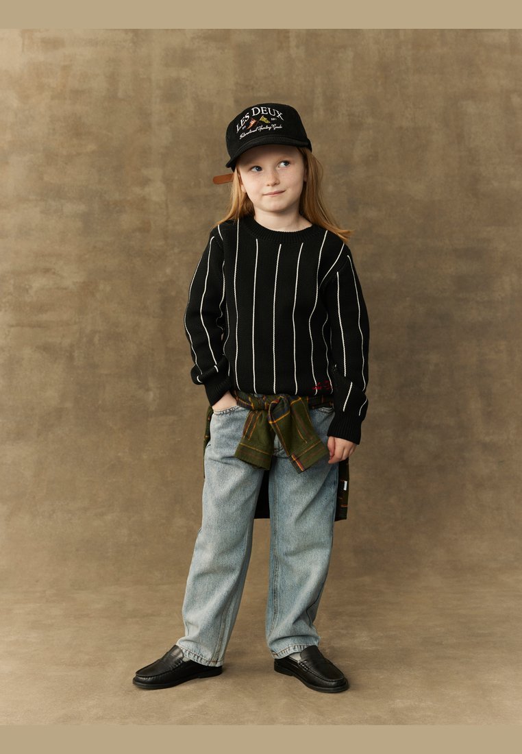 LES DEUX RYDER UNISEX - Džíny Relaxed Fit - black