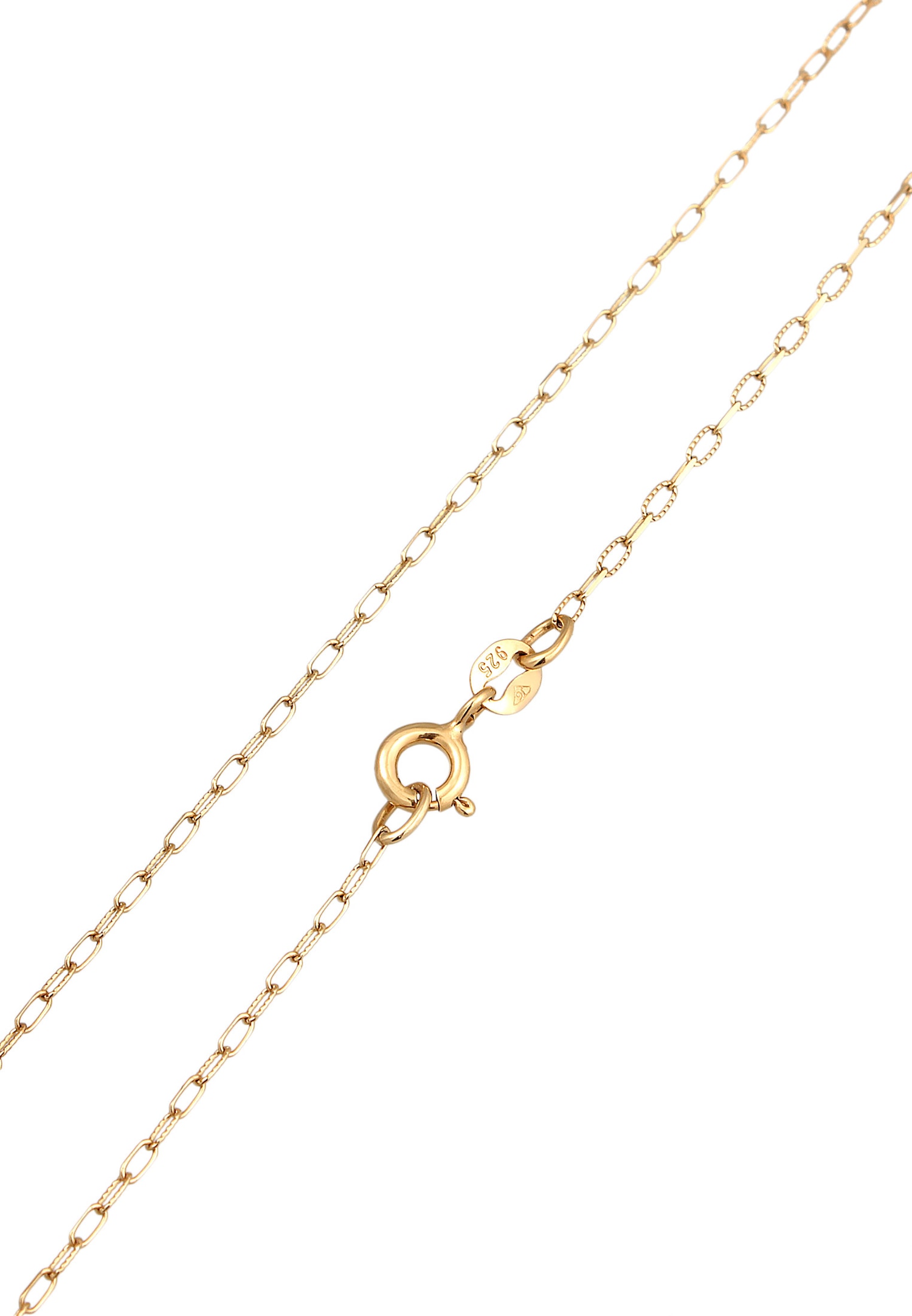 Elli Femmes pendentif coquillage tendance été en argent sterling 925 plaqué or