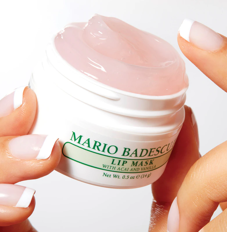 Máscara labial noturna Mario Badescu com açaí e baunilha