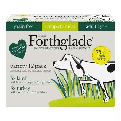 Forthglade Complete Meal Viljaton aikuisille koirille - Lammas ja kalkkuna