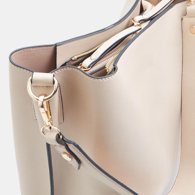 Borsa a spalla da donna effetto pelle