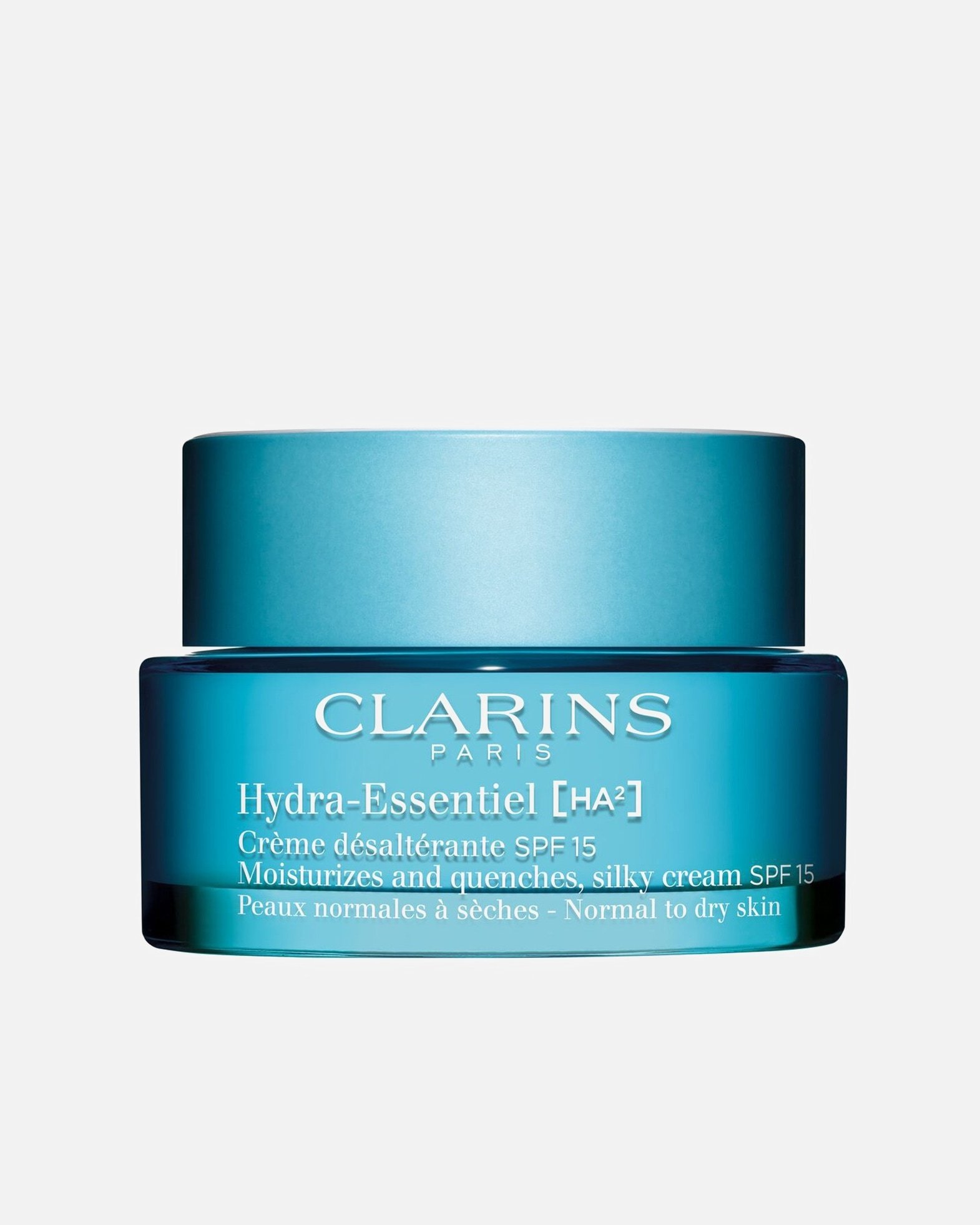 Clarins Hydra-Essentiel HA² svilenkasta kremasta dnevna krema SPF 15 - 50 ml