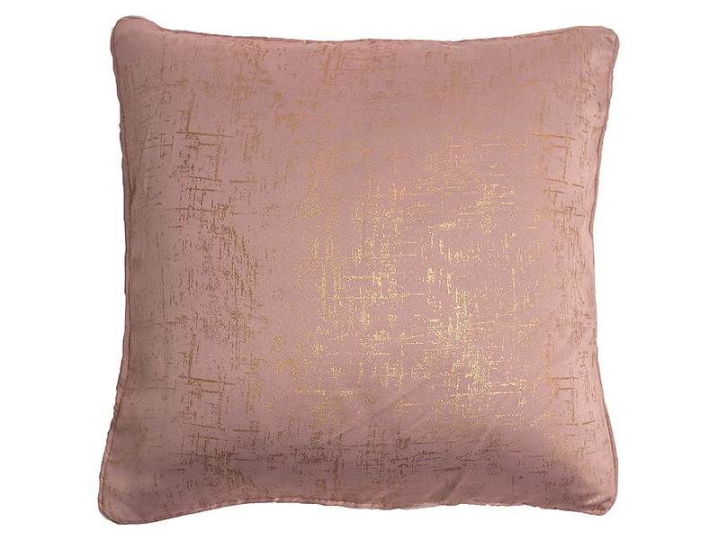 Poduszka dekoracyjna Chic 45x45 cm różowo-złota