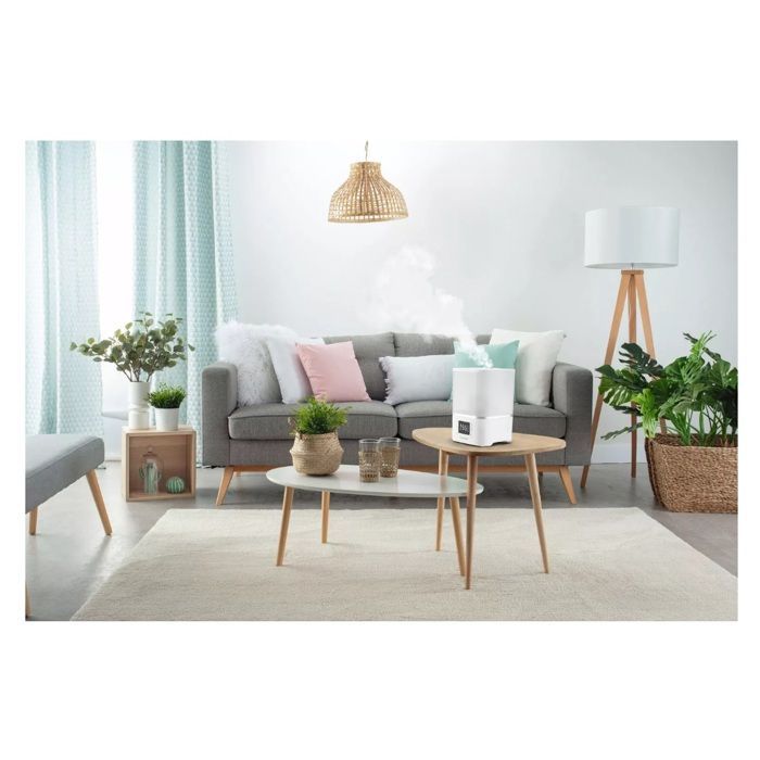 Humidificador de aire rápido y potente Rowenta Aqua Boost de 2,5 L, 12 horas de autonomía, modo silencioso, HU4020F0