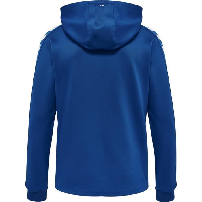 Moletom Hummel com zíper - azul - tamanho XL