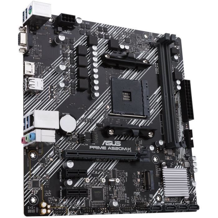 Motherboard - ASUS - PRIME A520M-K - AMD A520 - AM4 micro ATX socket