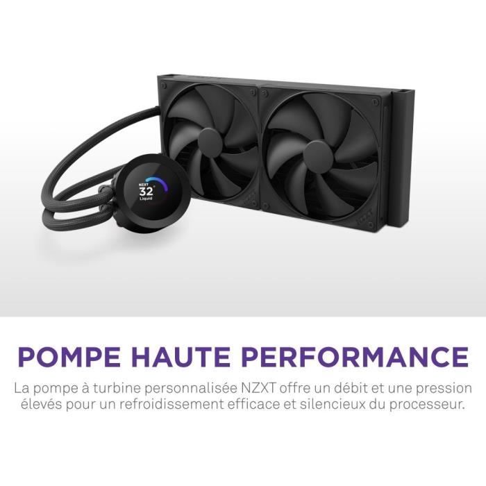 Watercooling - NZXT - RL-KN240-B2 - Kraken Plus 240 - Écran LCD 1.54