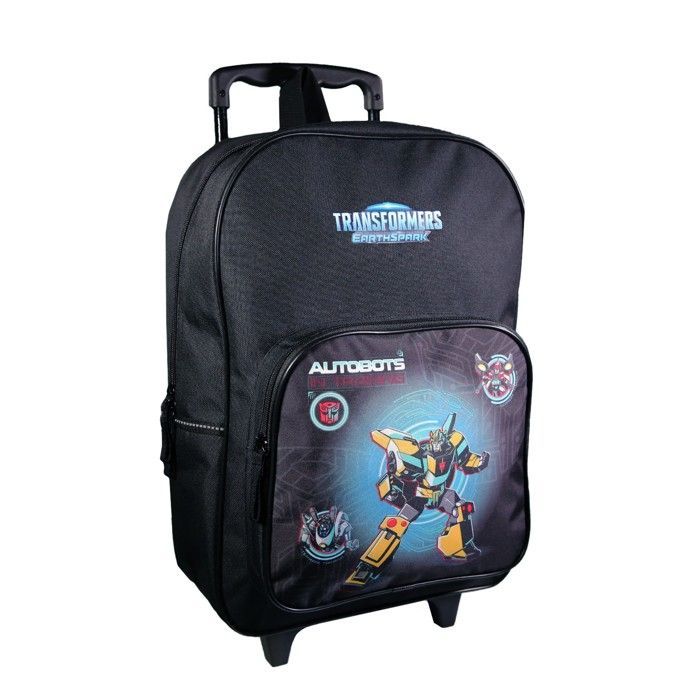 Mochila de Rodinhas Preta Transformers