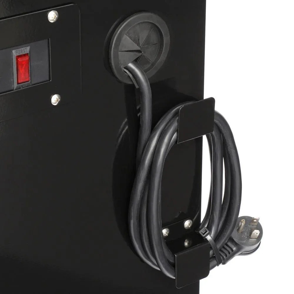 62 Zoll (157 cm) breite, mobile Werkbank mit 14 Schubladen, Massivholzplatte, schwarz