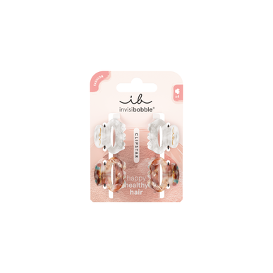 Pinzas para el cabello Invisibobble Clipstar Petit Bijoux, 4 piezas