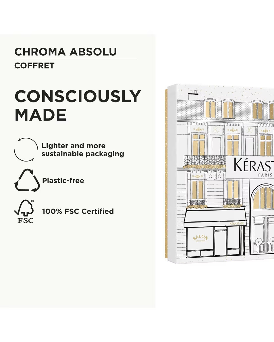 KÉRASTASE Chroma Absolu apsauginis plaukų priežiūros rinkinys dažytiems plaukams