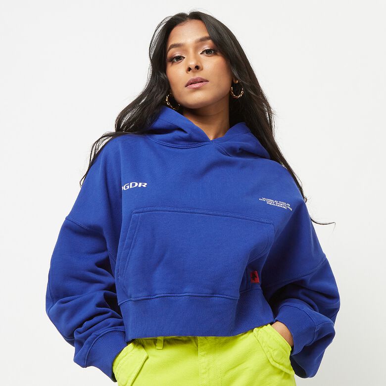 Vrena Oversized Cropped Hoodie
