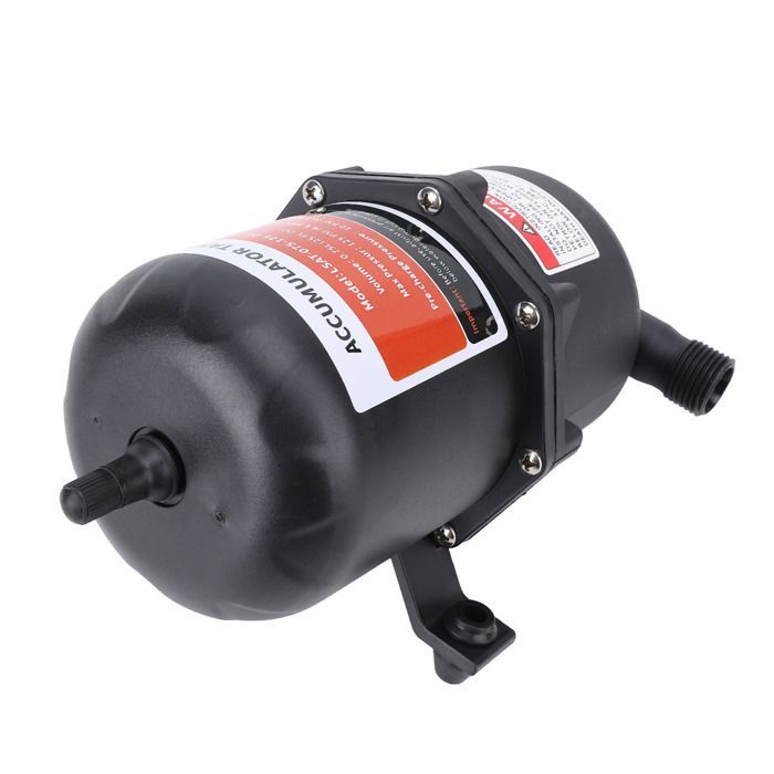 Tanque acumulador presurizado SHIPENOPHY de 0,75 L para vehículos recreativos - 1/2'' MNPT, 10–125 PSI