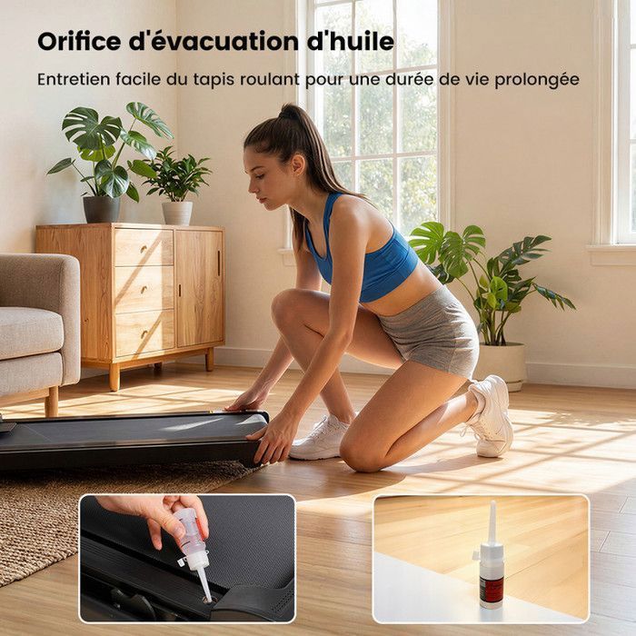 X2NC Treadmill with LED Display - 12 HIIT Modes - Bluetooth App-Controlled Walking Treadmill - Foldable - 12% Incline - Speed 1-12 km/h