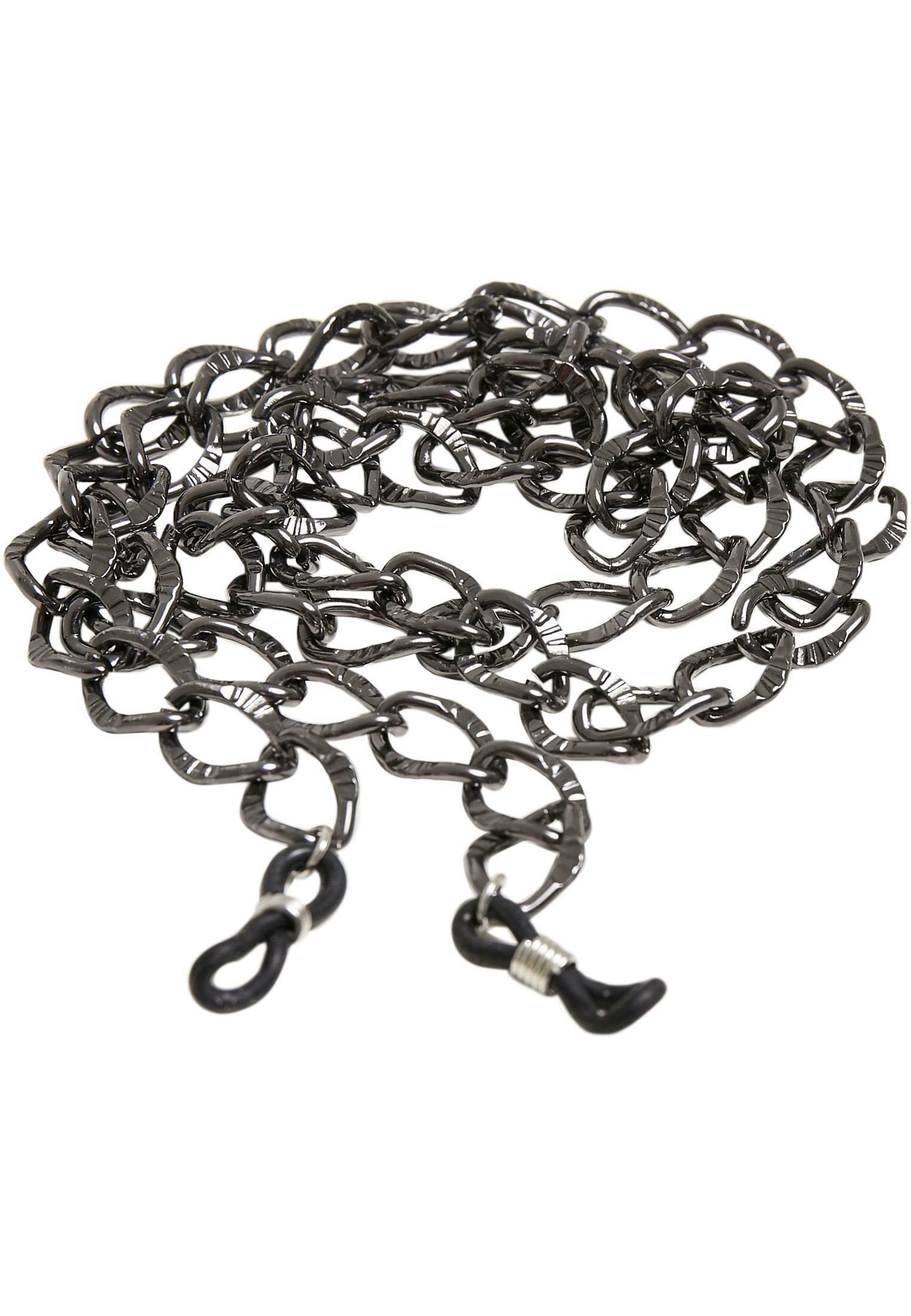 Urban Classics ZAKYNTHOS MET KETTING - Zonnebril - zwart zilver