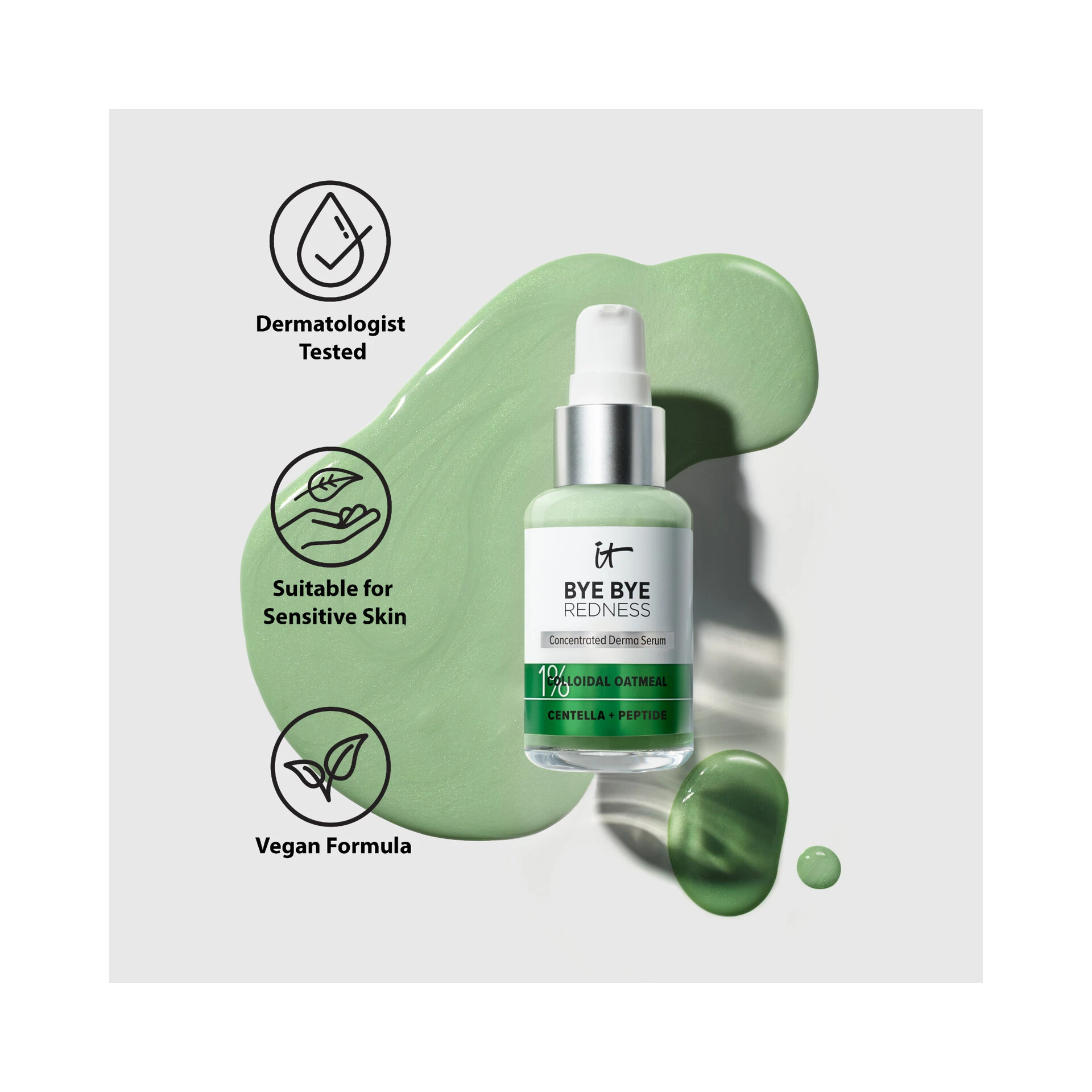 Ser facial Bye Bye Redness Serum 30 ml - IT Cosmetics
